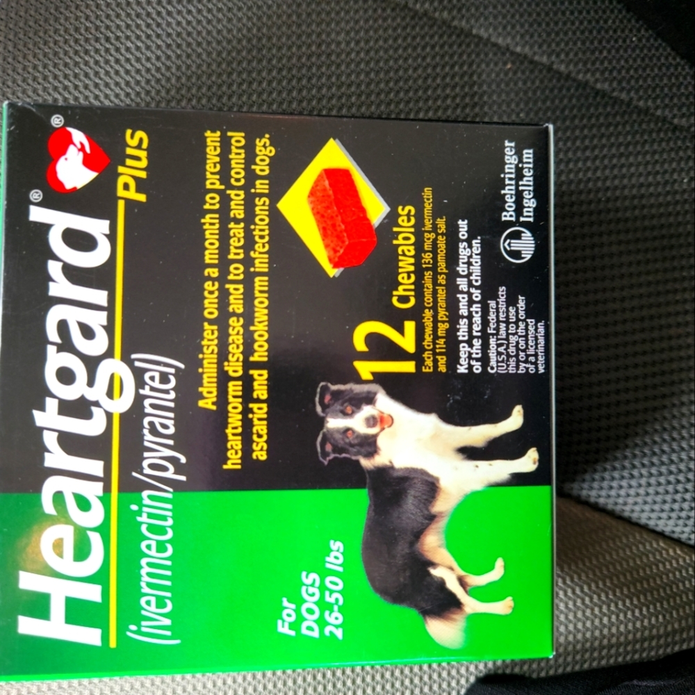 Heartgard Heartworm Prevention Dogs 26-50lbs